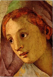 Head of the Virgin, Pontormo Church of Santa Felicita Florence Postcard