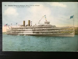 Vintage Postcard 1907-1915 Steamer Hendrick Hudson NY to Albany New York