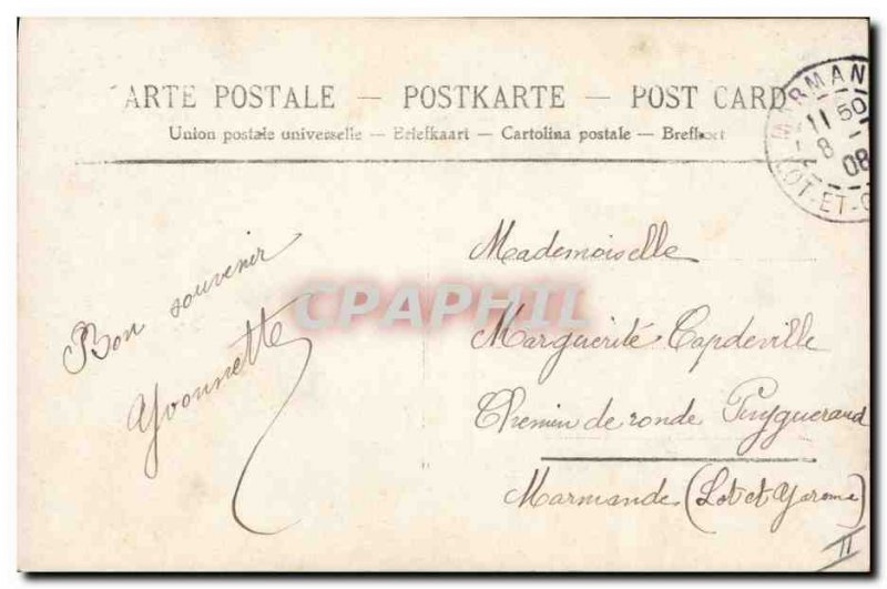 Old Postcard Diabolo Child