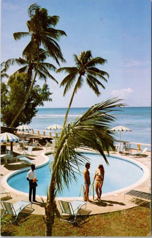 Cobblers Cove Hotel St. Peter Barbados WI West Indies Pool Unused Postcard E18