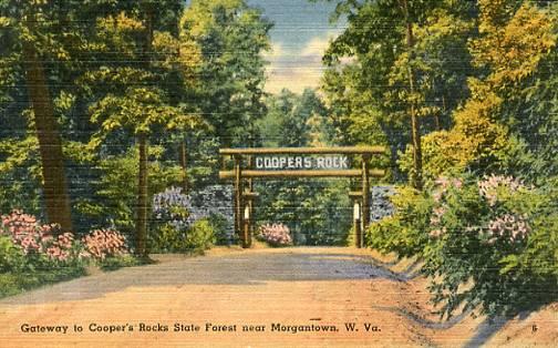 WV - Gateway to Cooper's Rocks State Forest near Morgantown