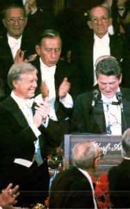 Governor Reagan and President Carter At Al Smith Dinner