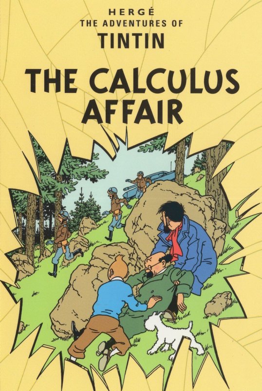 Tintin The Adventures Of Calculus Affair Book Postcard