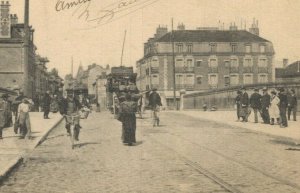 France Troyes Le Pont Voltaire sur le Chemin de fer Vintage Postcard 07.72