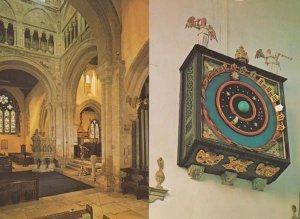 Wimborne Minster Dorset Clock + Central Tower 2x Postcard MINT