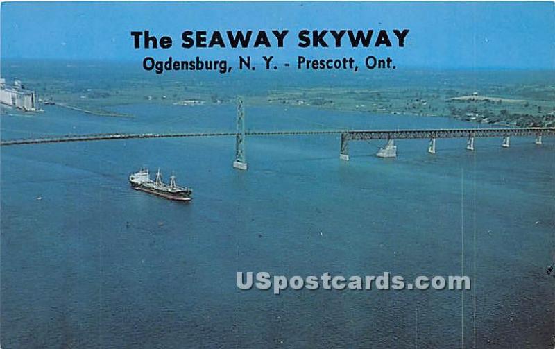 Seaway Skyway Ogdensburg NY Tape on back