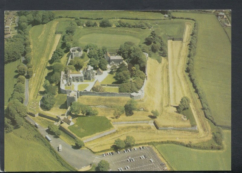 Isle of Wight Postcard - Aerial View of Carisbrooke Castle   T8887