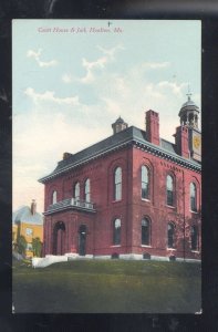 HOULTON MAINE COUNTY COURT HOUSE AND JAIL VINTAGE POSTCARD 1910