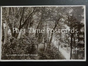 c1936 RPPC - The Pine Walk, Lower Road, Folkstone