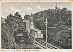 Erdmannsdorf Augurturburg (Erageb.) GERMANY~Cable car POSTCARD