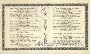 Salt Lake City, UT Post Card     ;     Salt Lake City, Utah -ut_salt_lake_cit...