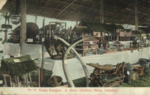 straits, Malay Malaysia, KUALA KANGSAR, Perak, Industry Show (1910s) Postcard