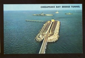 Virginia Beach, Virginia/VA Postcard, Chesapeake Bay Bridge-Tunnel, US Route #13