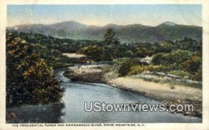 Presidential Range, Ammonoosuc River in White Mountains, New Hampshire