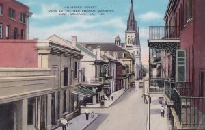 Charters Street French Quarter New Orleans LA Old Postcard