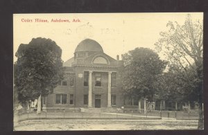 ASHDOWN ARKANSAS COUNTY COURT HOUSE VINTAGE POSTCARD 1908