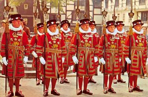 Yeomen Warders at the Tower of London United Kingdom, Great Britain, England ...