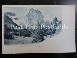 Old PC - Rosenlaui, Well und Wetterhorn