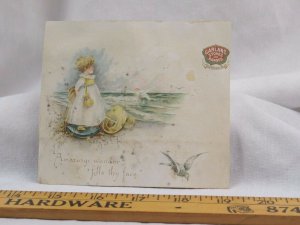 Garland Stoves & Ranges Michigan Stove Co Adorable Child Beach Scene #I