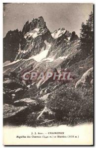 Old Postcard Chamonix Needles of Charmoz and Blaitière