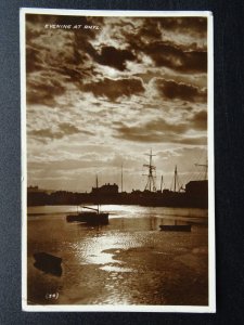 Wales Denbighshire AN EVENING AT RHYL c1930s RP Postcard