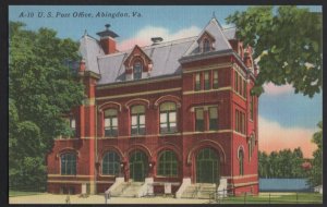 Virginia ABINGDON U. S. Post Office ~ Linen