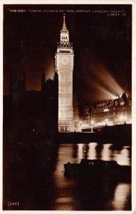BR59906 big ben houses of parliament london  real photo  uk