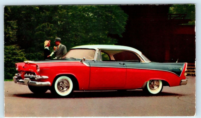 1956  DODGE  CUSTOM  ROYAL  LANCER  ADVERTISING  Automobile   Postcard