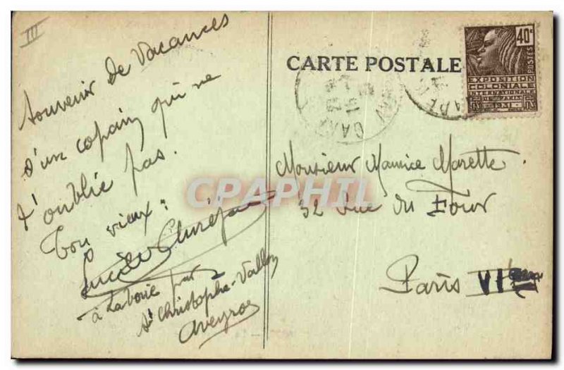 Old Postcard Folklore The Auvergne Bourree