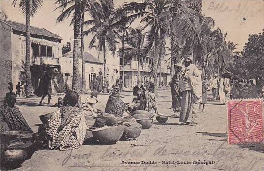 Senegal Saint-Louis Avenue Dodds 1905