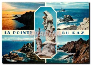 Postcard Modern Brittany Pointe du Raz South Finistere Sunset