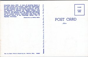 Postcard MS Natchez - Stanton Hall great dining room