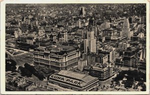 Argentina Buenos Aires View of the City Vintage Postcard C082