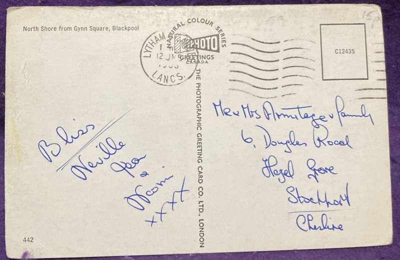 England North Shore from Gynn Square Blackpool posted