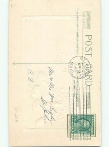 Divided-Back EASTER CHICK SCENE Cute Postcard AA0815