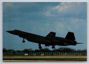 SR-71A Blackbird 17964 Of 9 SRW Airline Aircraft Postcard