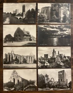 Lot 8 real photo postcards all VISBY Sweden c.1934 