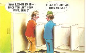 ser. PC # 786How long is it, since you left your wife.. Saucy Bamforth Comic