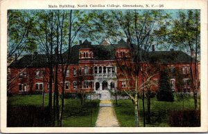 North Carolina Greensboro Main Building North Carolina College 1924