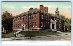 WARREN, Rhode Island RI ~ JOYCE STREET SCHOOL c1900s Bristol County Postcard