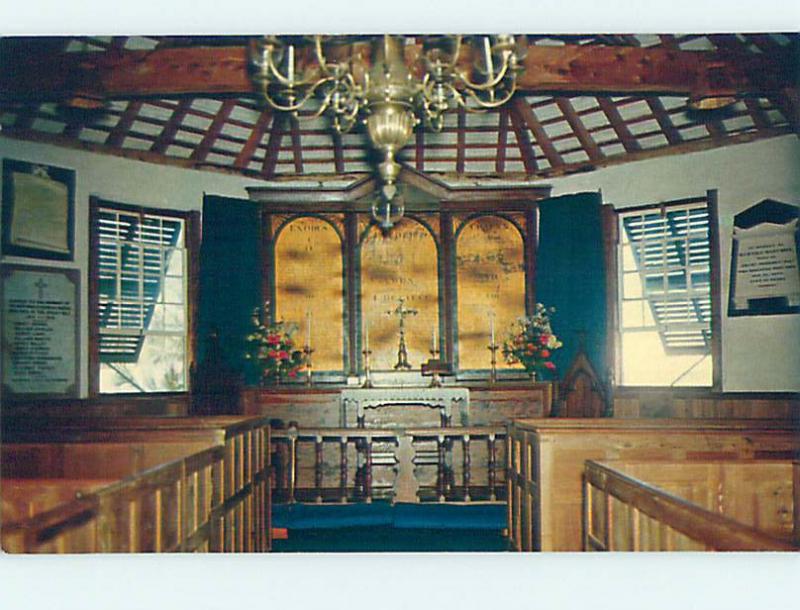 Unused Pre-1980 CHURCH SCENE St. George'S BERMUDA hs6803