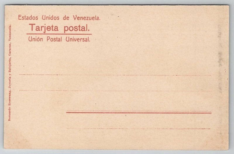 Venezuela Saludo De Caracas La Escalinata del Calvario Postcard B46