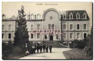 Postcard Old Army Chagny temporary hospital