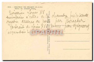 Old Postcard Champs Chateau S and M Lounge first floor