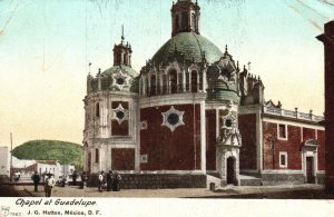 Vintage Postcard Chapel At Guadalupe J. G. Hatton Mexico City Mexico