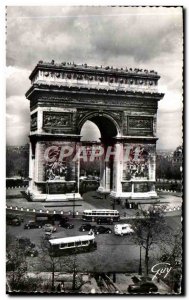 Postcard Modern Paris His Wonders The Arc de L Etoile