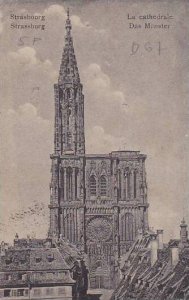 France Strasbourg La Cathedrale 1918