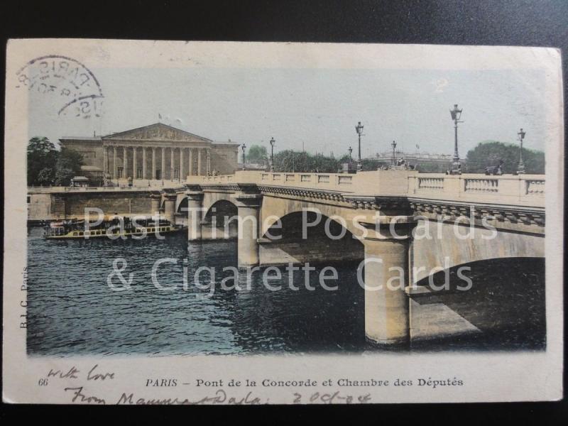 Paris, Pont de la concorde et Chambre des Seputes c1904  140515