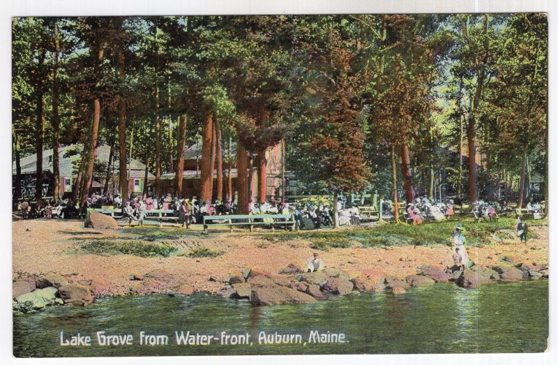 Auburn, Maine, Lake Grove from Water-front