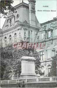 Postcard Old Paris Statue of Etienne Marcel